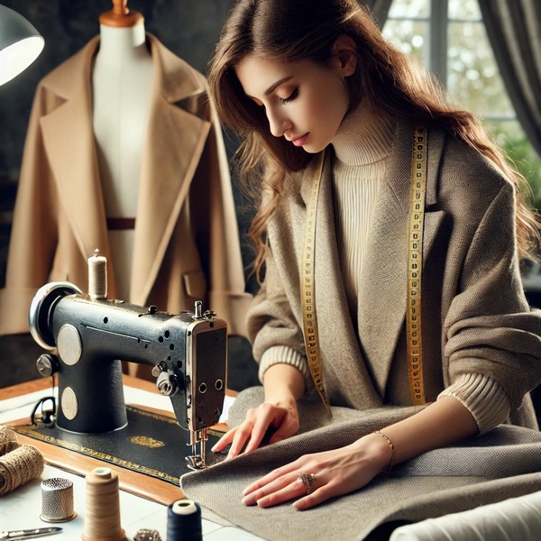 Langage, des images et des mots, les métiers de l'artisanat, La couturière