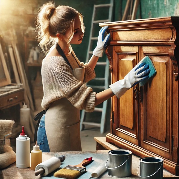 Langage, des images et des mots, les métiers de l'artisanat, restauratrice de meubles