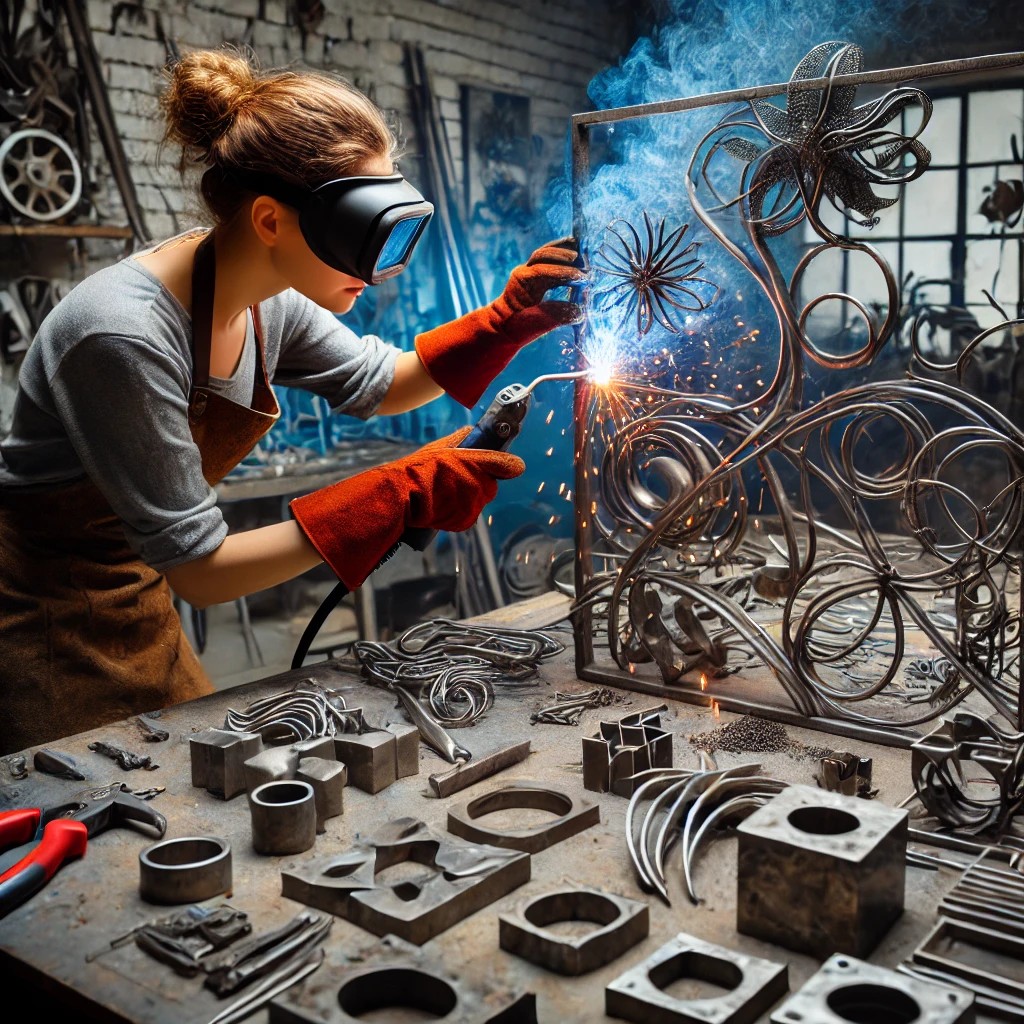 Langage, des images et des mots, les métiers de l'artisanat, la ferronnière d’art