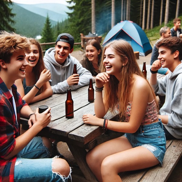 Langage, des images et des mots, vacances au camping, rencontres avec les ados