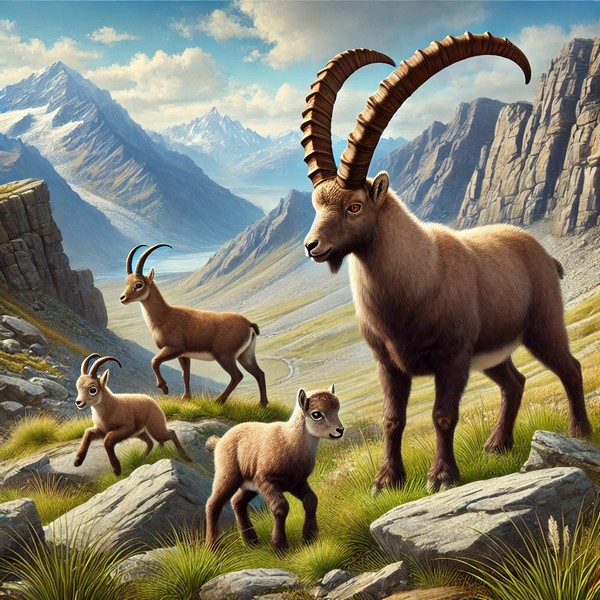 Langage, des images et des mots, faune sauvage, le bouquetin