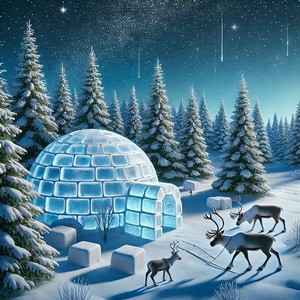 Langage, des images et des mots, l'habitat, l'igloo