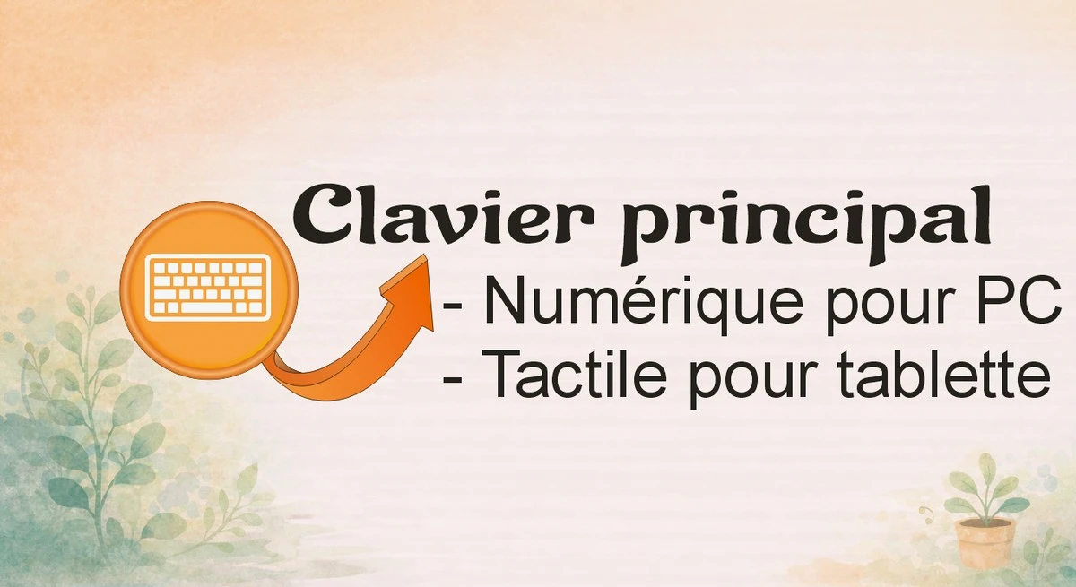 Ouvrir le clavier virtuel