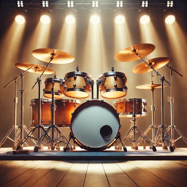 Langage, des images et des mots, instruments de musique, la batterie
