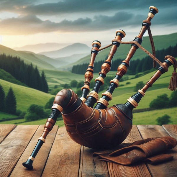 Langage, des images et des mots, instruments de musique, la cornemuse