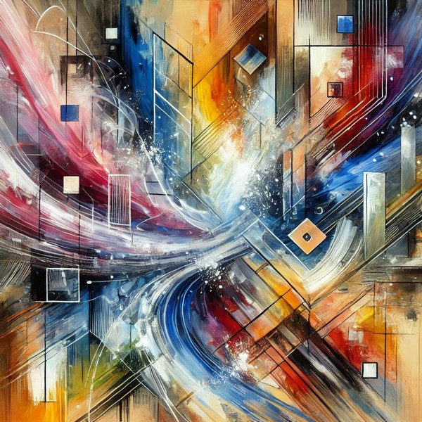 Langage, des images et des mots, La peinture à travers les âges, Peinture abstraite