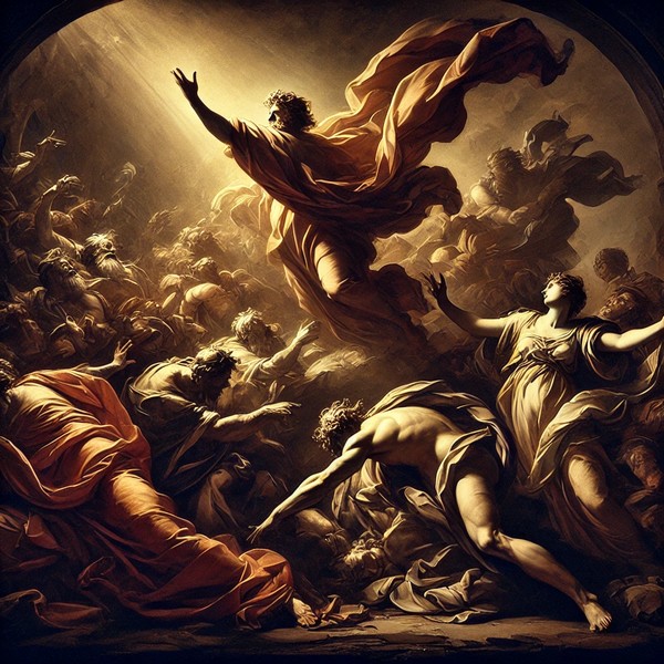 Langage, des images et des mots, La peinture à travers les âges, style baroque