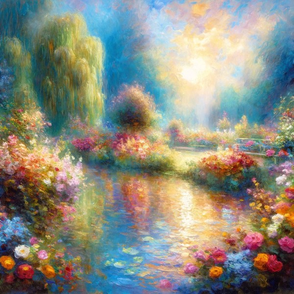 Langage, des images et des mots, La peinture à travers les âges, style impressionniste