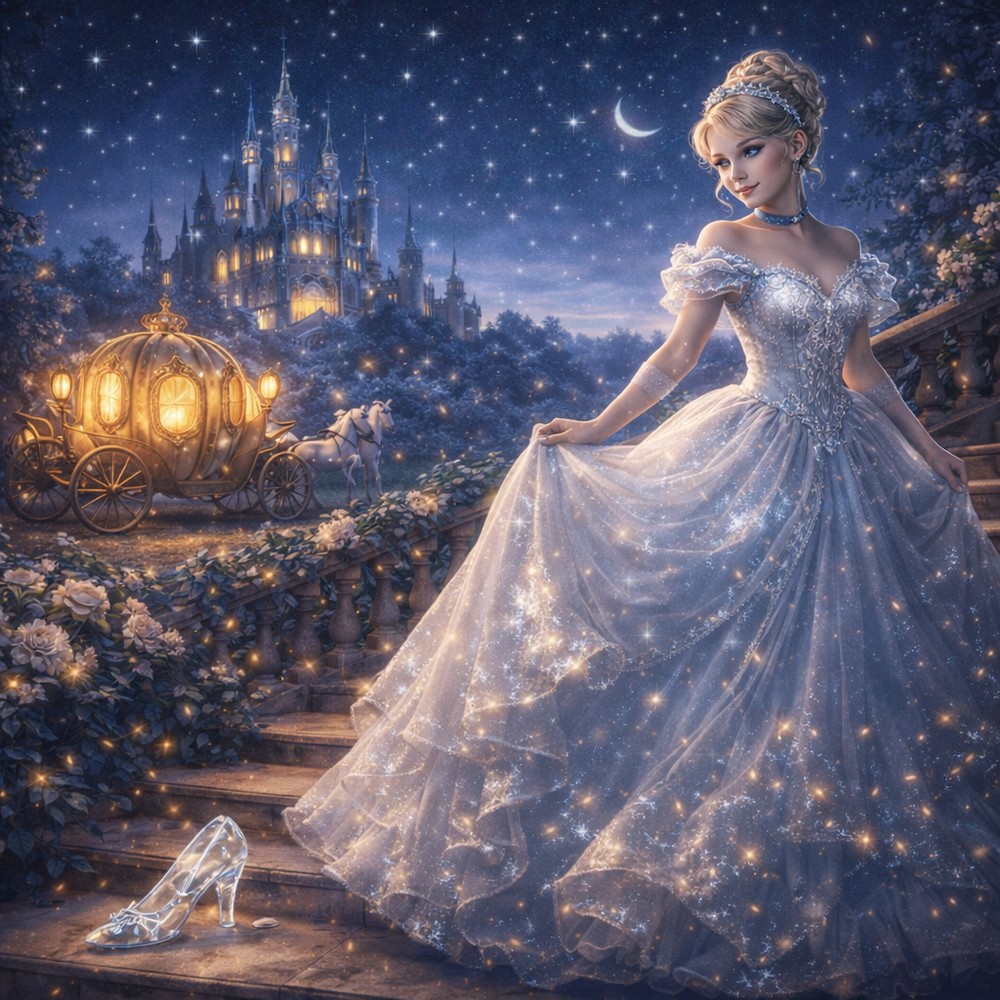 Aphasie, Puzzle numérique – Cendrillon.