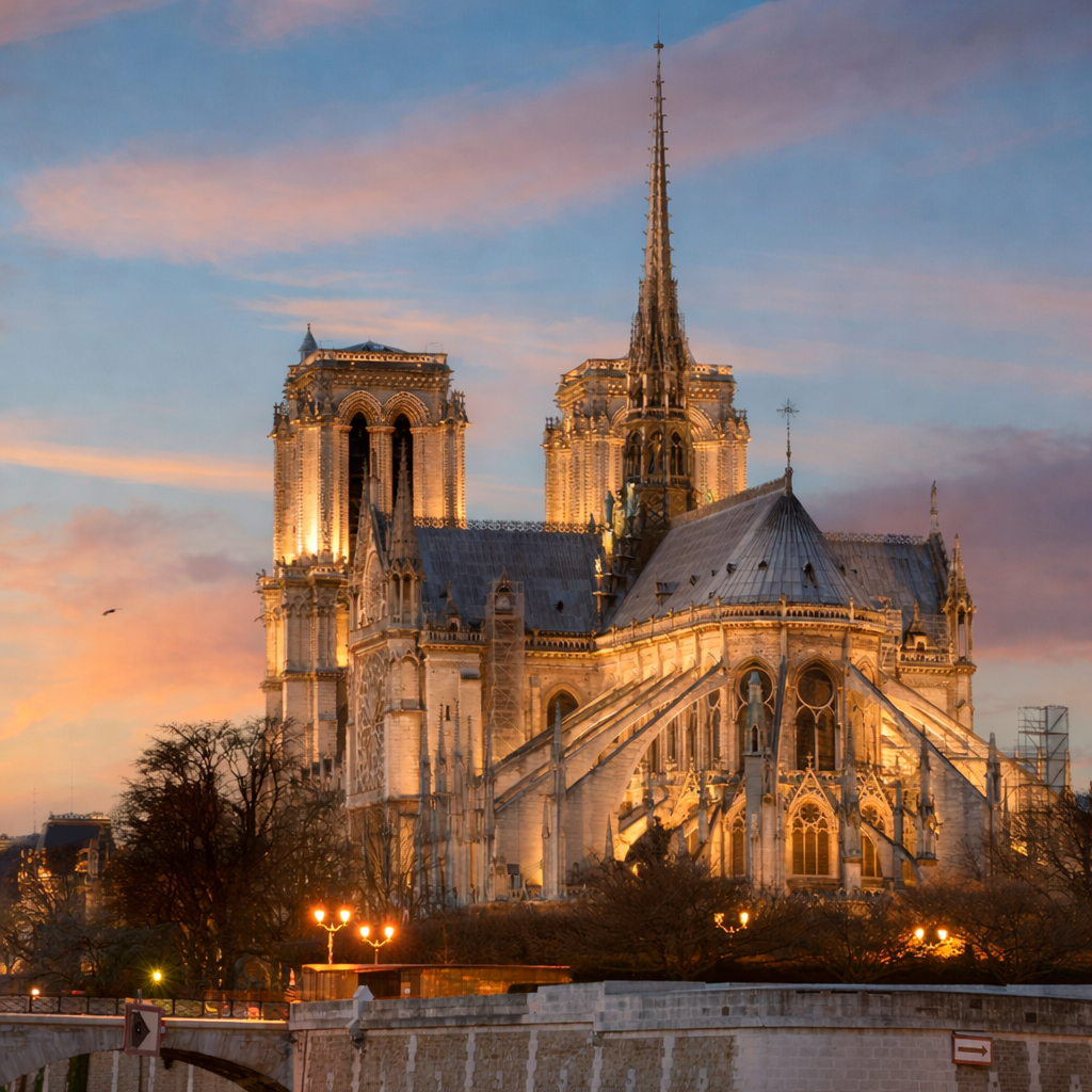 Aphasie, Puzzle numérique – Notre-Dame de Paris.