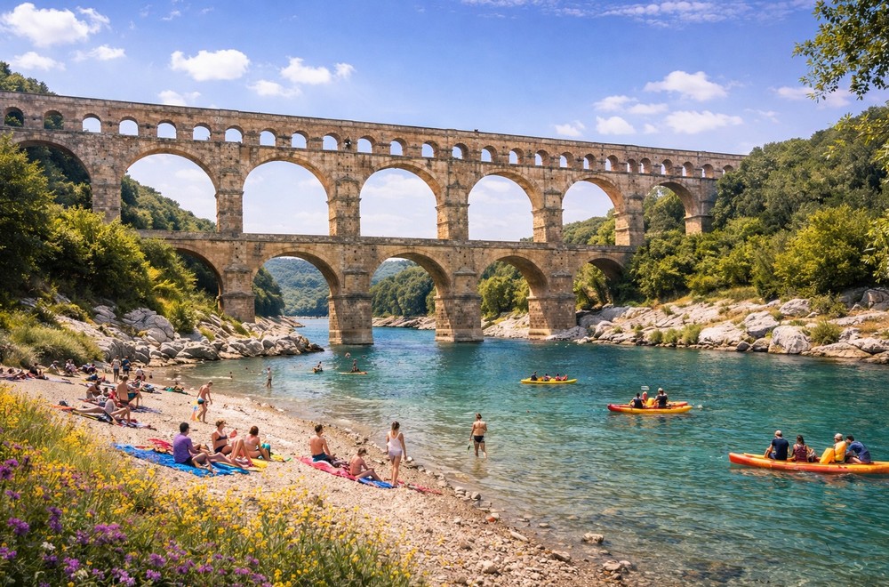 Aphasie, Puzzle numérique – Pont du Gard.