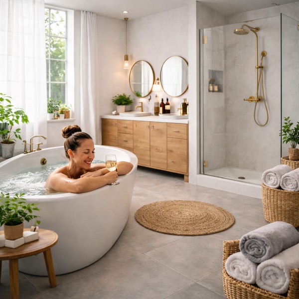 Aphasie, Puzzle numérique – Salle de bain moderne